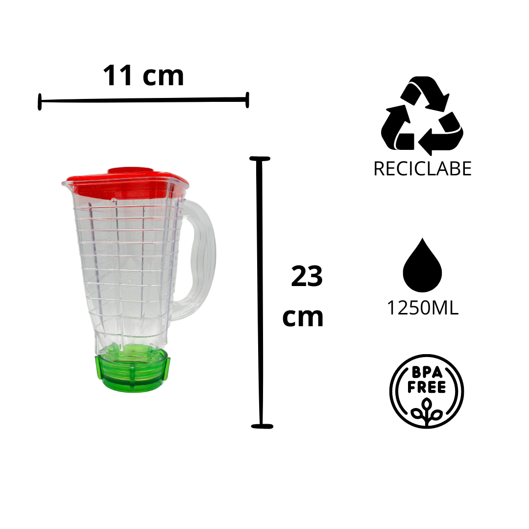 Vaso Licuachela Para Fiestas Patrias 1.25 L