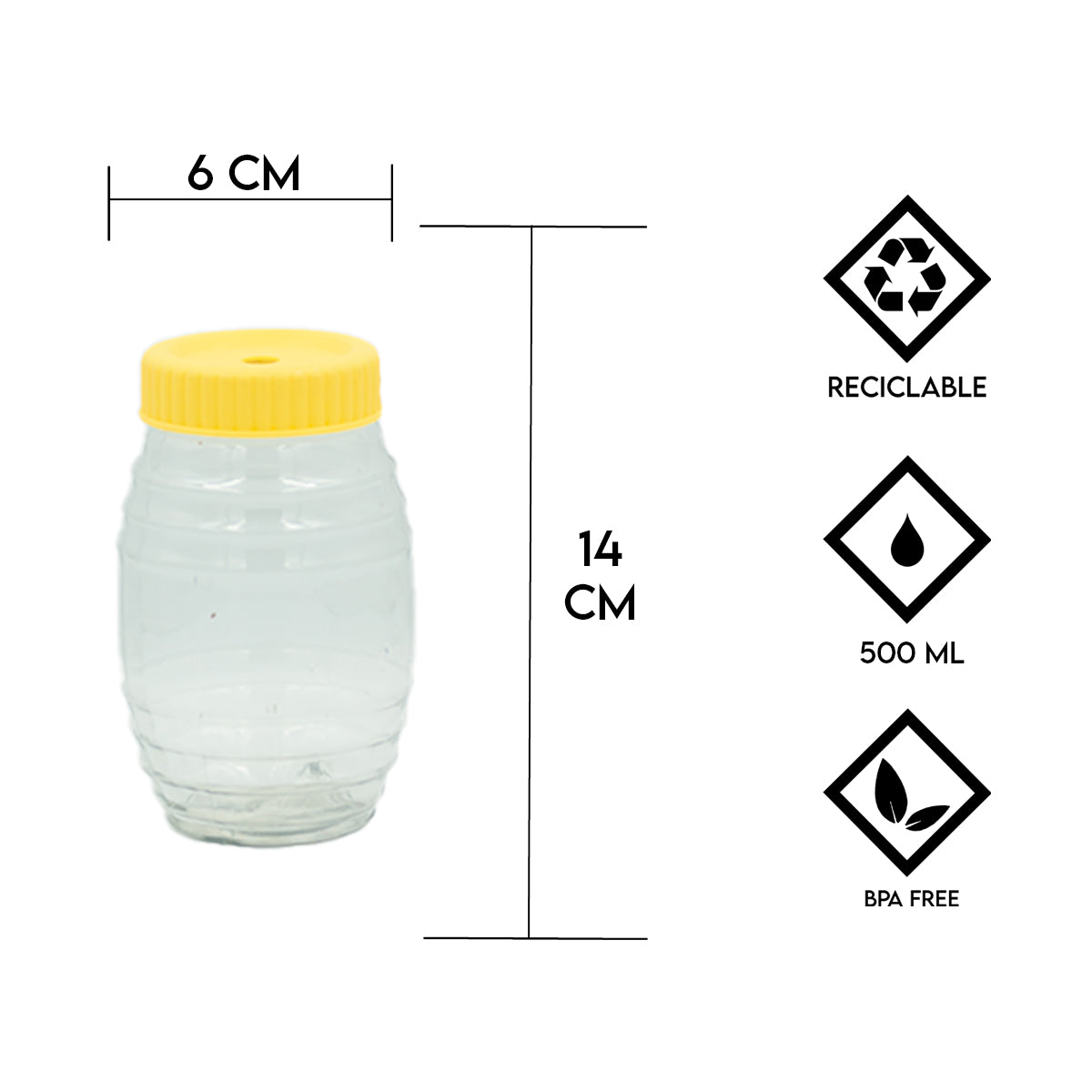 VITROLERO TAPA LISA 0.5L