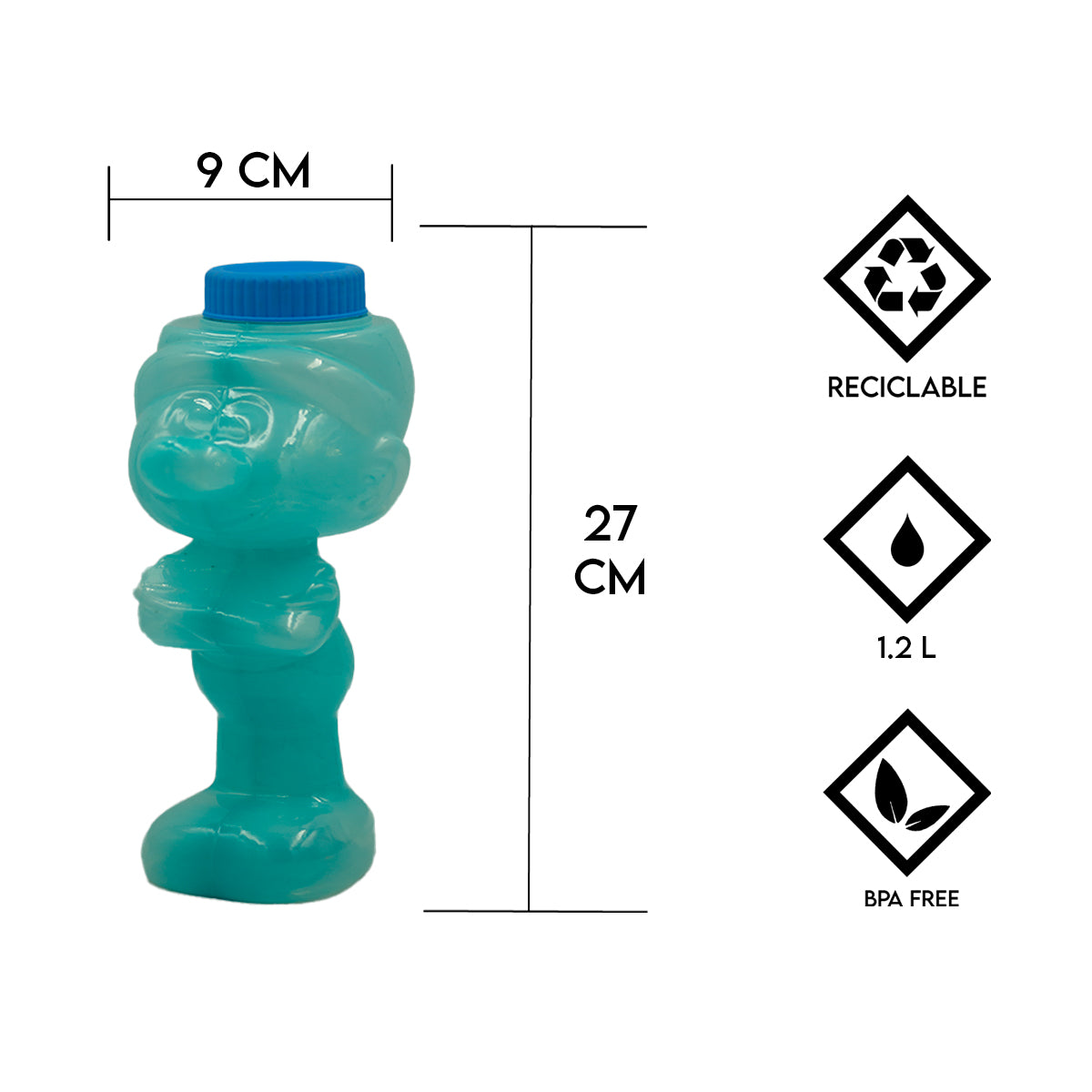 Vaso Pitufo Chelero de 1.3 L