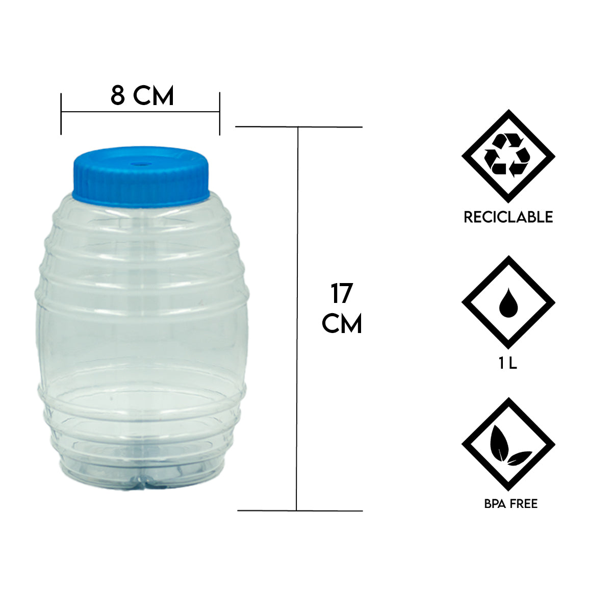 VITROLERO TAPA LISA 1L