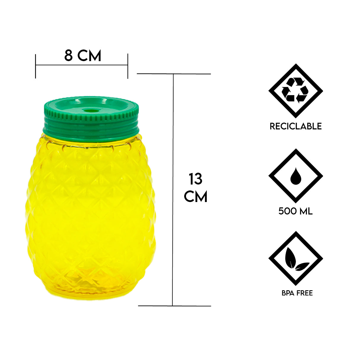 Vaso Piña Chelero de 500 ML