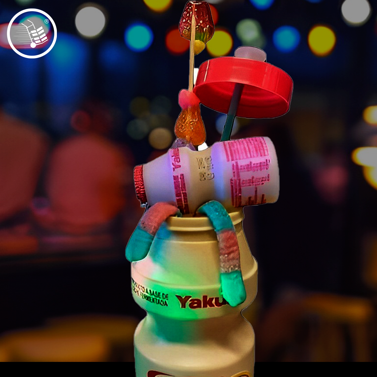 Yakultchela de Plástico para Michelada 580 ml