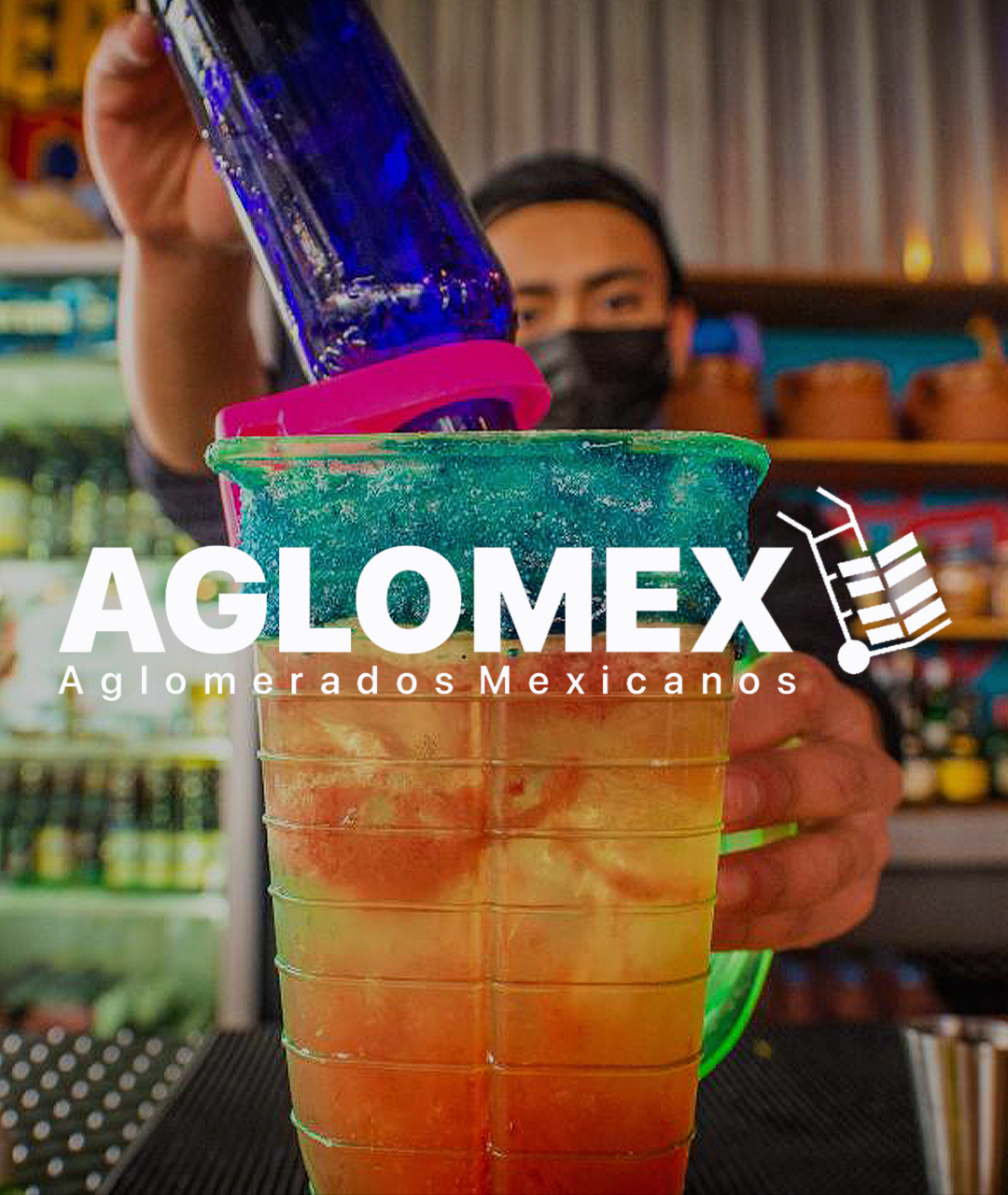 Vasos neon para licuachela 1250 ml