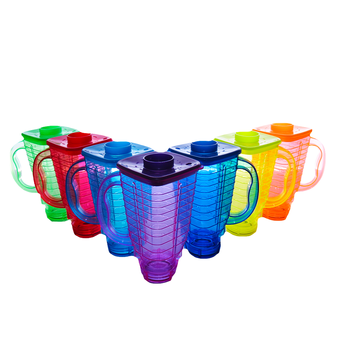 Vasos neon para licuachela 1250 ml