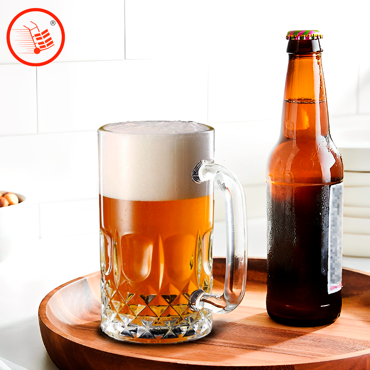 Tarro Cervecero de Vidrio 450 ml