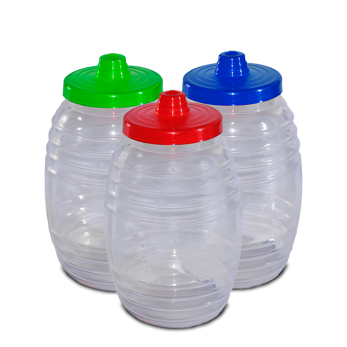 Vaso barril vitrolero de plástico para michelada