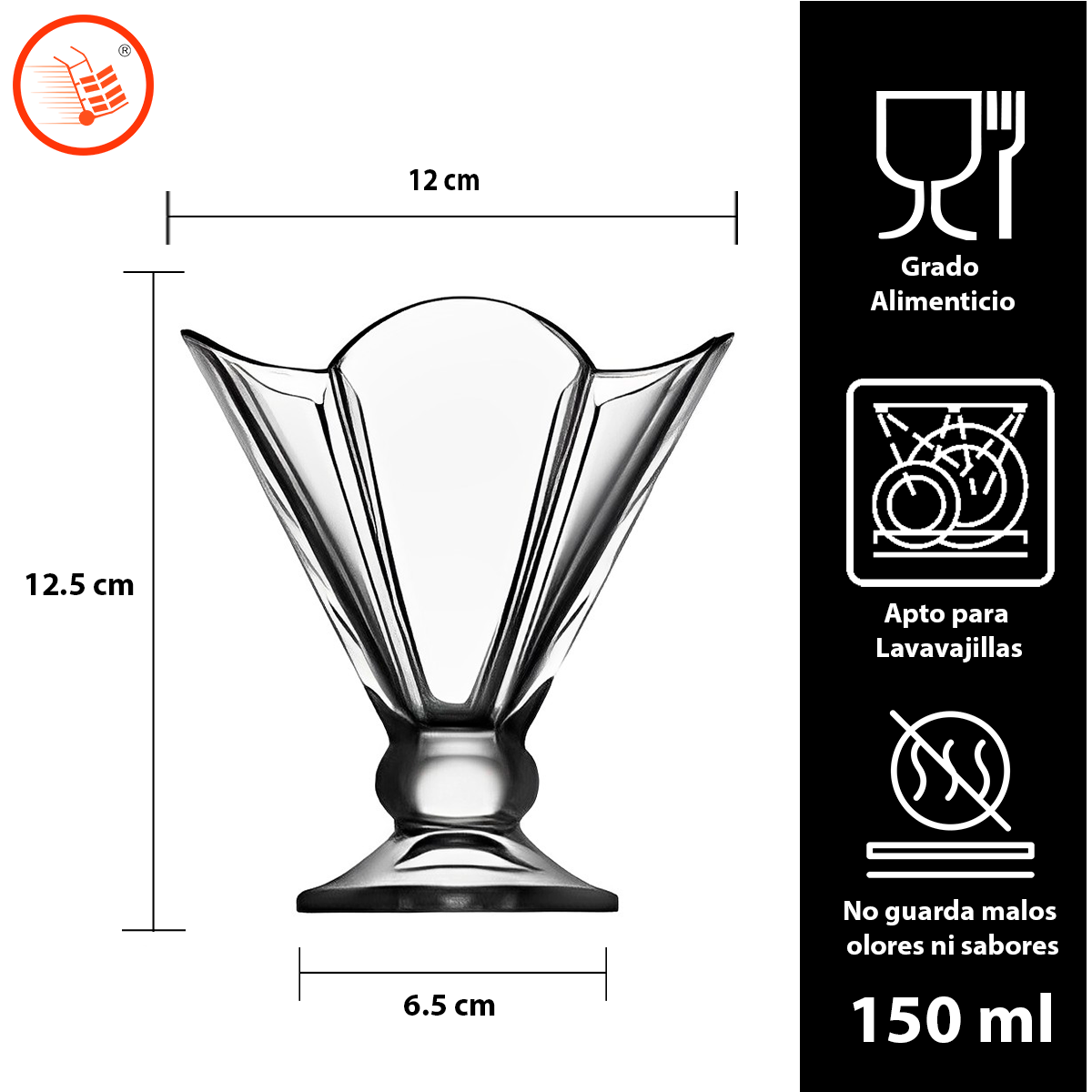 Copa Tulipán de Cristal 150 ml