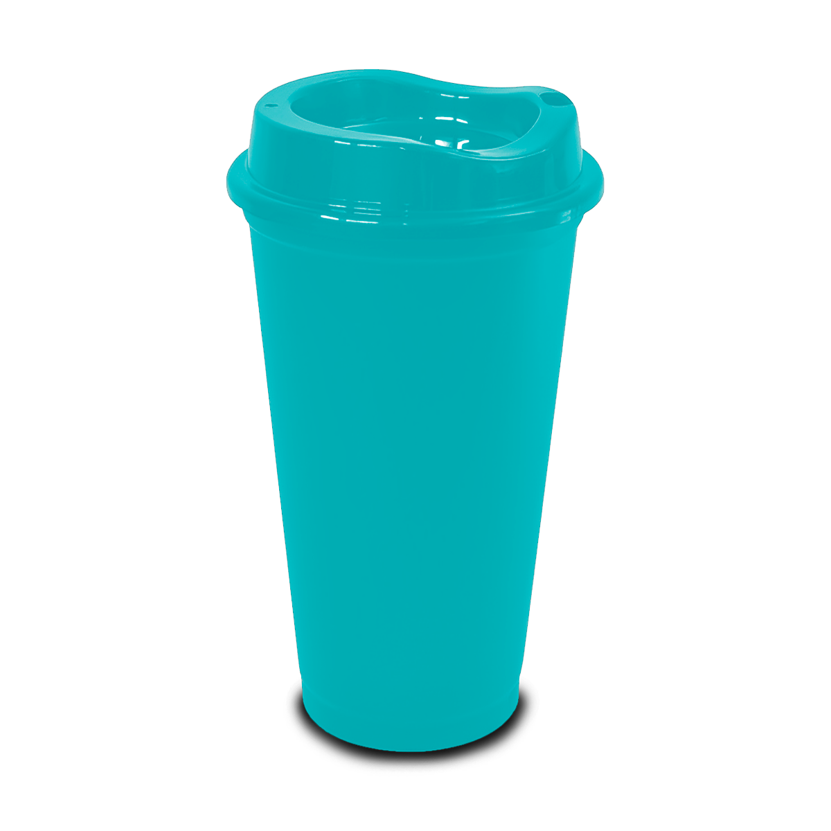 Vaso de plástico con tapa para café 450 ml