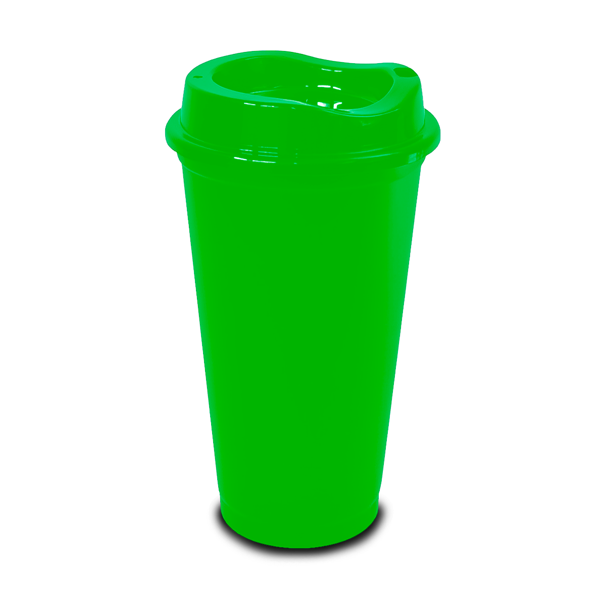 Vaso de plástico con tapa para café 450 ml