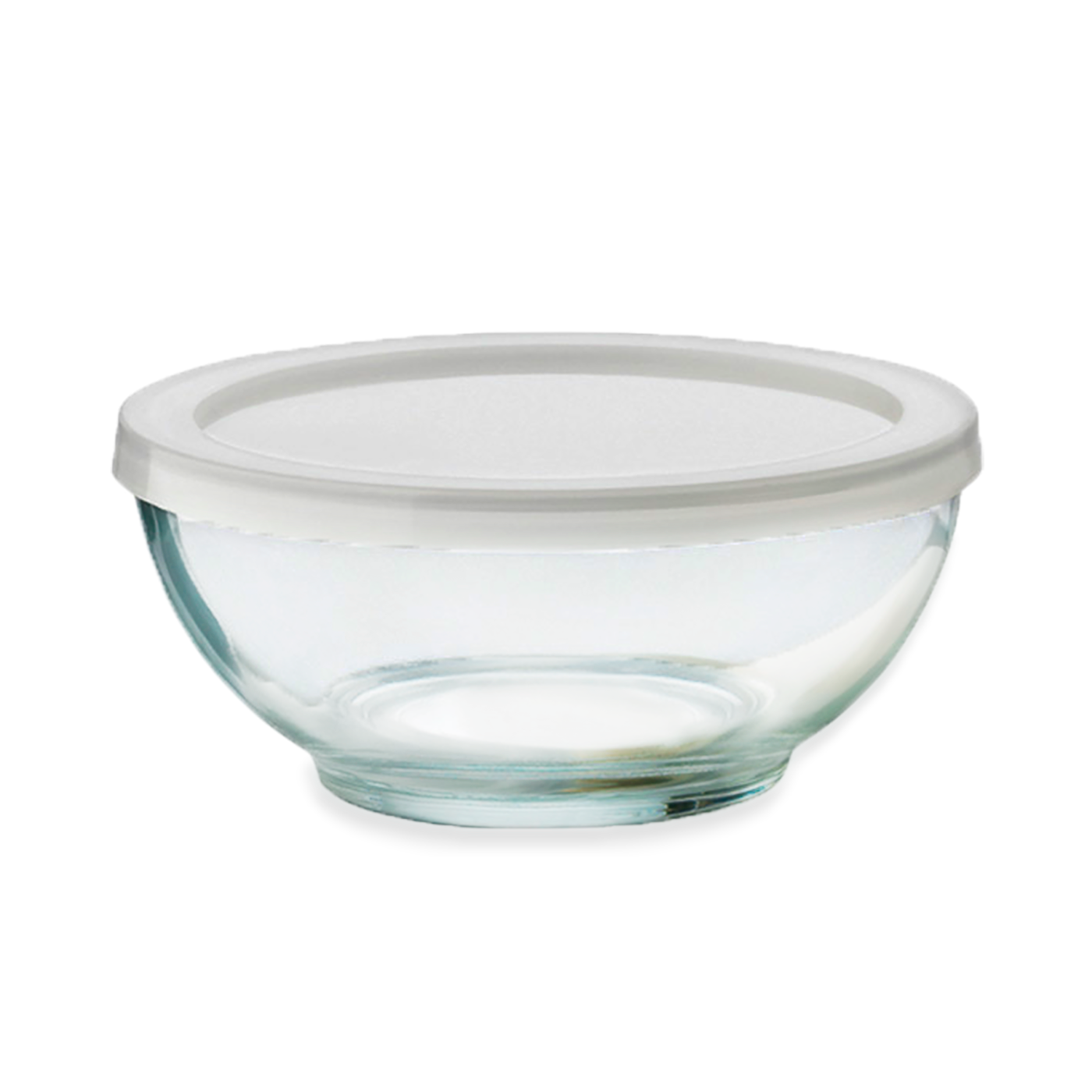 Juego de 4 Bowls de Vidrio con Tapa